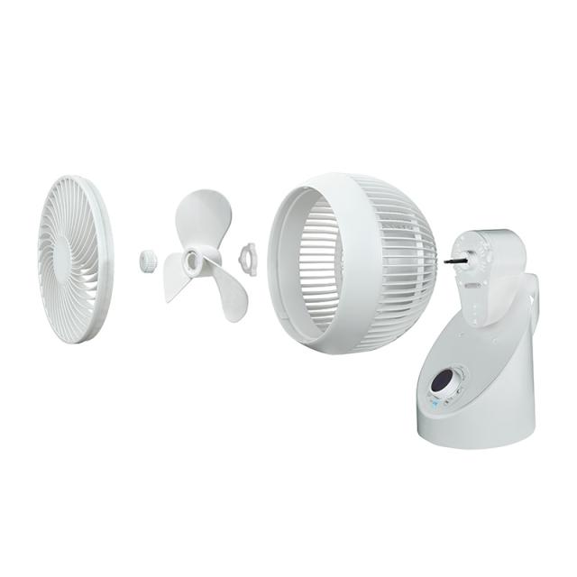 扇風機 DCﾓｰﾀｰ 3D 左右回転 360度 コンパクト SAK-345WDC SAK-346KDC