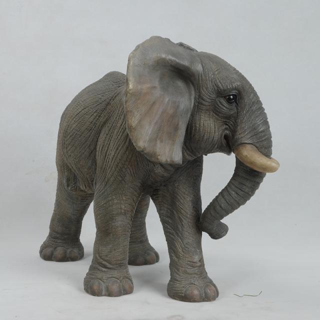 ぞう ゾウ 像 オブジェ 大型 大きい オーナメント ガーデンオーナメント 置物 ガーデニング リアル アニマル 動物 かわいい ペット 人形 ウービア woobia_2