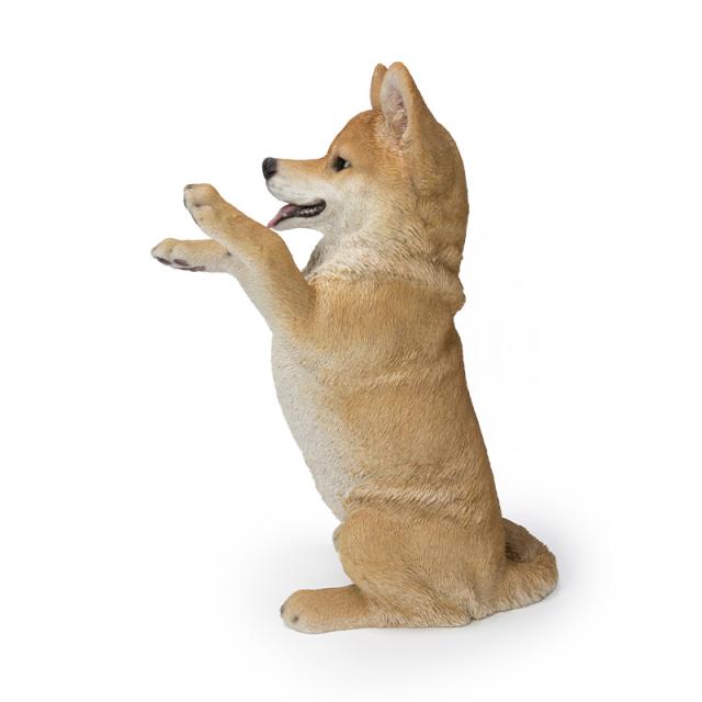 手をあげるシバ犬 柴犬 犬 いぬ オブジェ オーナメント ガーデン