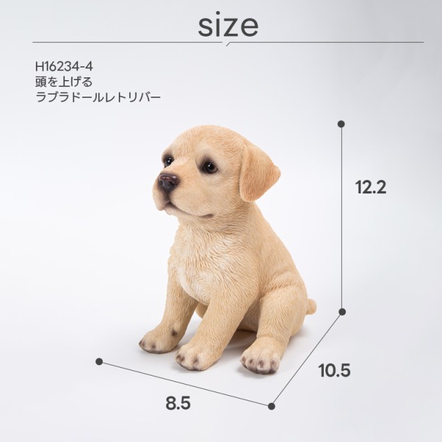 ラブラドール レトリバー 犬 いぬ 仔犬 オブジェ オーナメント ガーデンオーナメント 置物 ガーデニング リアル アニマル 動物 かわいい ｜au  PAY マーケット