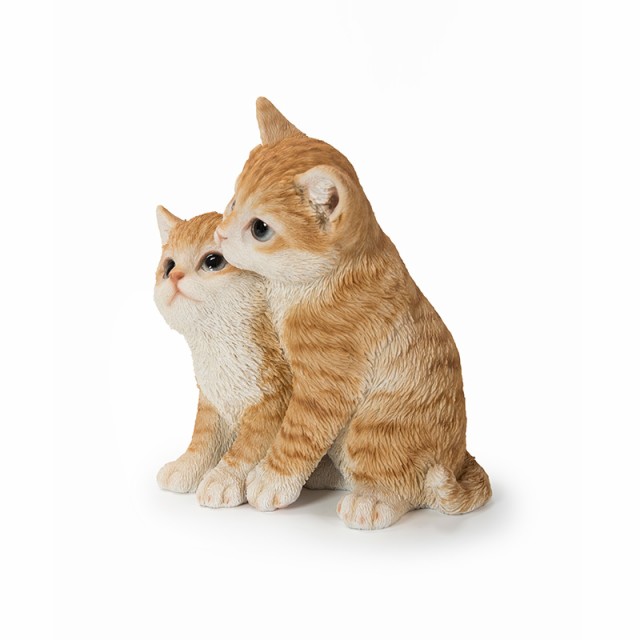 猫 二匹 親子 カップル ねこ オブジェ オーナメント ガーデン 猫 二匹 親子 カップル ねこ オブジェ オーナメント ガーデン