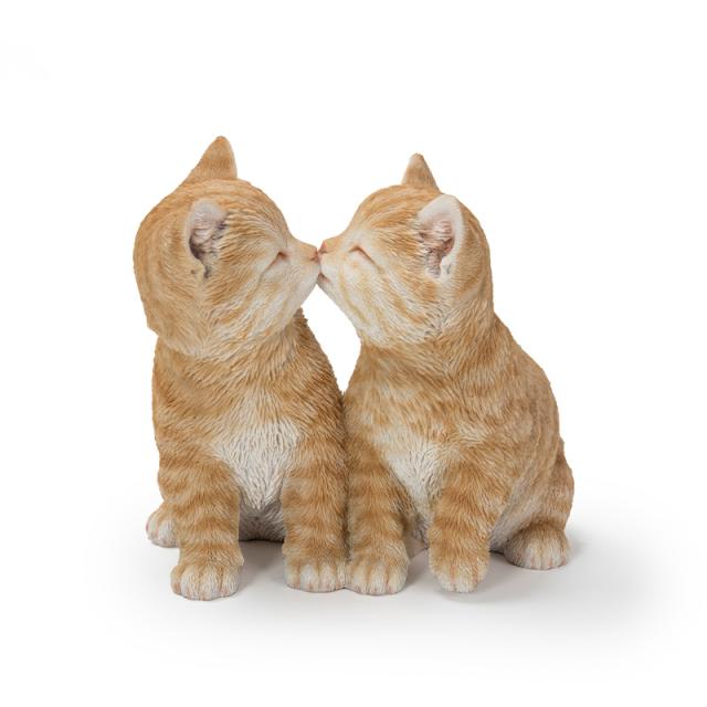 セット お座り 猫 置物 オブジェ カップル ペア 恋人 ネコ キャット ねこ セット お座り 猫 置物 オブジェ カップル ペア 恋人 ネコ