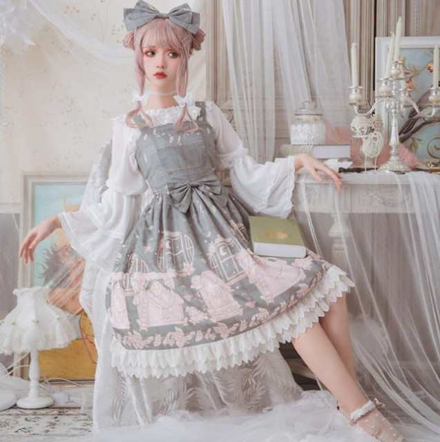 Lolita系 ワンピース ロリータ トップス 萌え レディース ゴスロリ ロリータファッション 変装 トップス 吊りスカートの通販はau Pay マーケット Davi