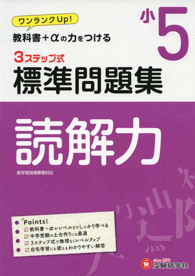 標準問題集 国語 読解力 小5の通販はau Pay マーケット 学参ドットコム