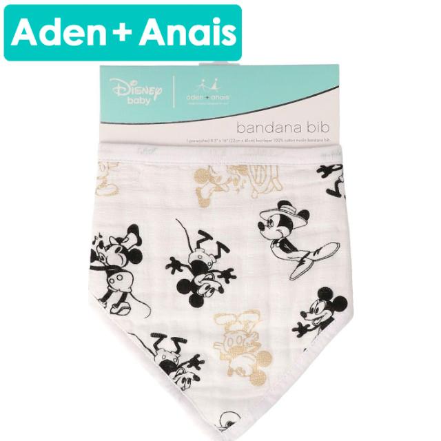 エイデンアンドアネイ Aden Anais ディズニー スタイ バンダナ ビブ ミッキー よだれかけ Bandana Bib よだれかけ ビブ モスリン コッの通販はau Pay マーケット ベビーストア