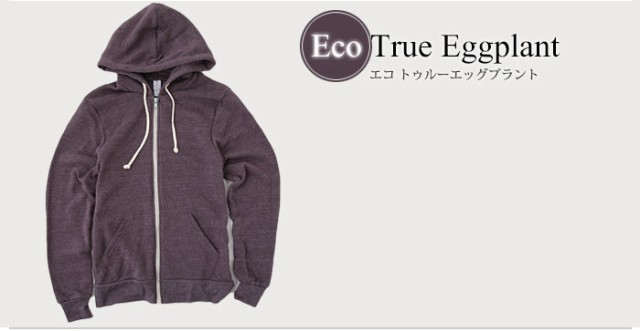 alternative apparel eco fleece hoodie