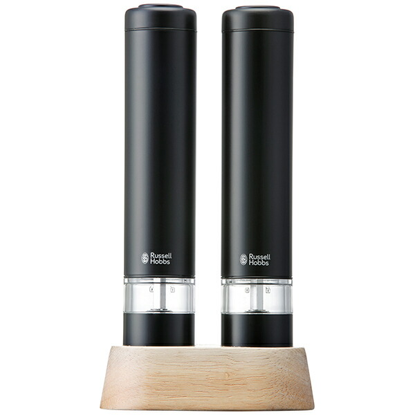 Russell Hobbs　ラッセルホブス　電動ミル　ソルト&ペッパーミニ　2本セット　7933JP-BKの通販は