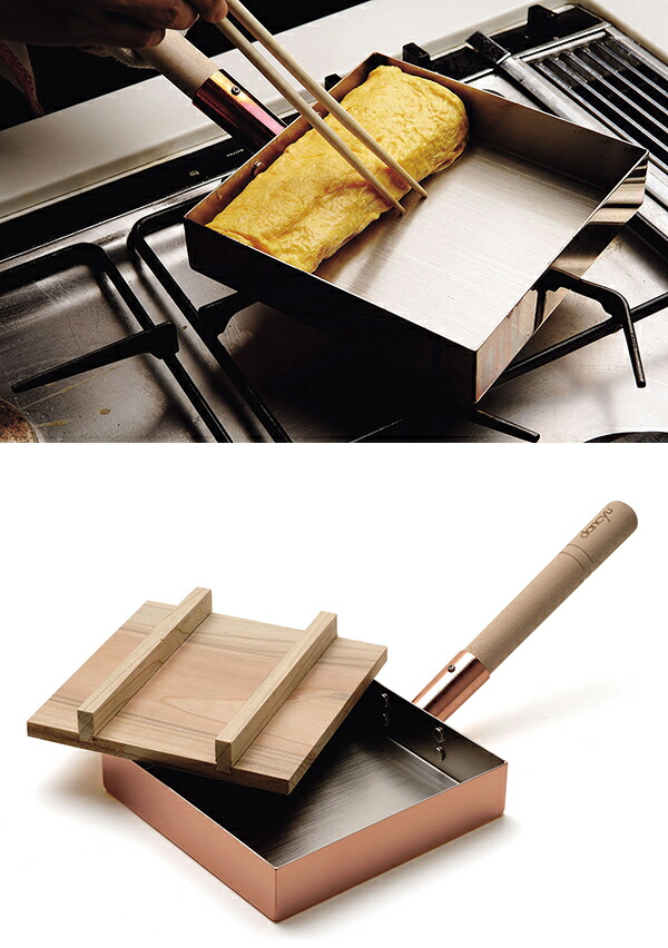 和平フレイズ ダンチュウ 純銅玉子焼18×18 木蓋付 DA-37の通販はau PAY