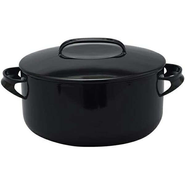 野田琺瑯　NOMAKU　ノマク　キャセロール　24cm　ブラック　NOM-24T　BKの通販は