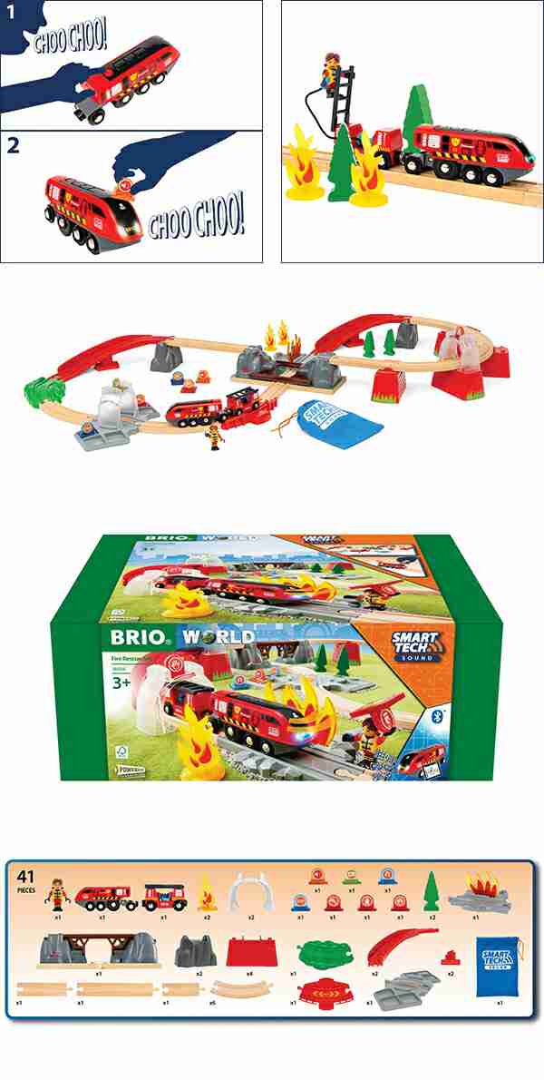 BRIO　ブリオ　スマートテックサウンド　レスキューセット　36004