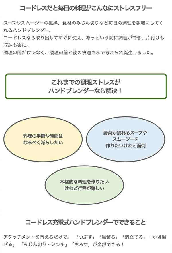 Cuisinart　クイジナート　コードレス充電式ハンドブレンダー　RHB-1070Jの通販は