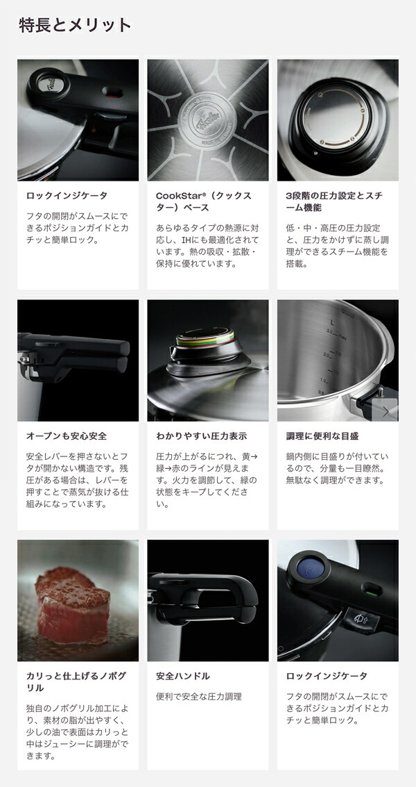 Fissler フィスラー ビタビット プレミアム 圧力鍋 3.5L 622-412-03-070