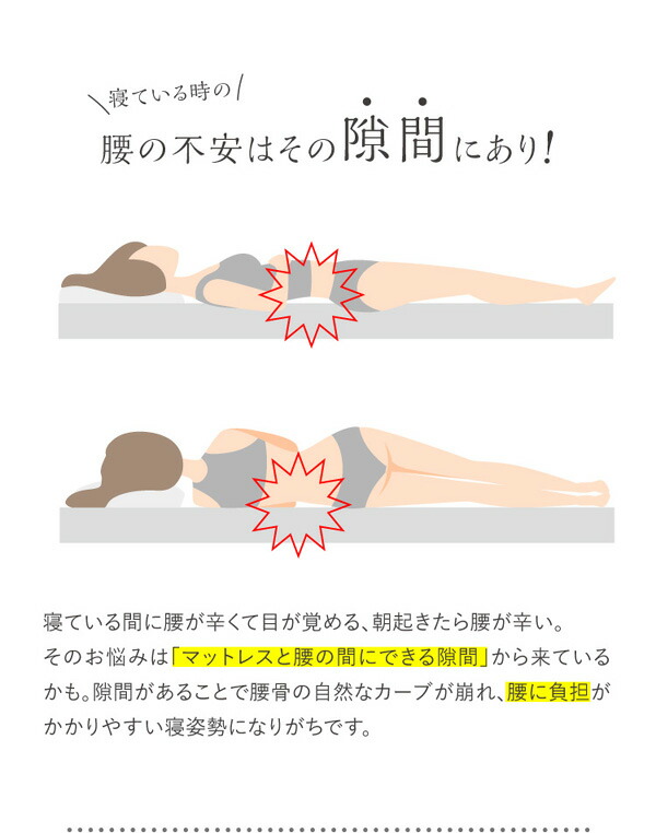ドリーム　プロイデア　羽毛ふんわり腰のふとん　寝具　2way  就寝　リラックス_2