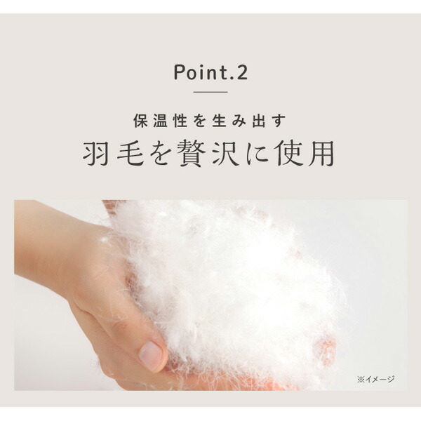 ドリーム　プロイデア　羽毛ふんわり腰のふとん　寝具　2way  就寝　リラックス_6