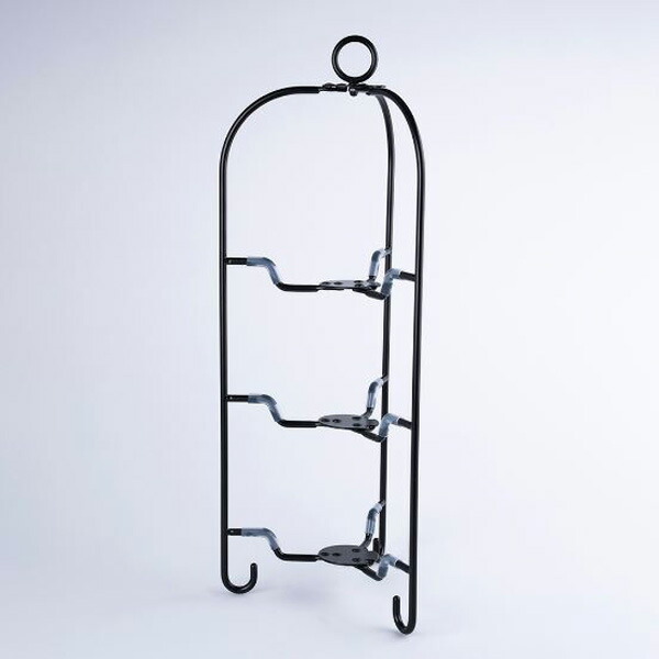 青芳  CASUAL PRODUCT  ピサ プレートスタンド 3段  WH 068089  BK 068096  プレートスタンド  ケーキスタンド  折り畳み式の通販は 5,016円