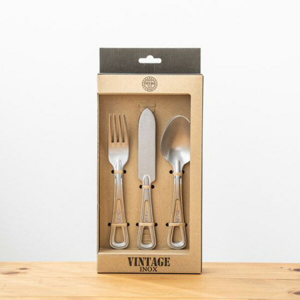 青芳 VINTAGE INOX ヴィンテージイノックス キャンプ食器セット