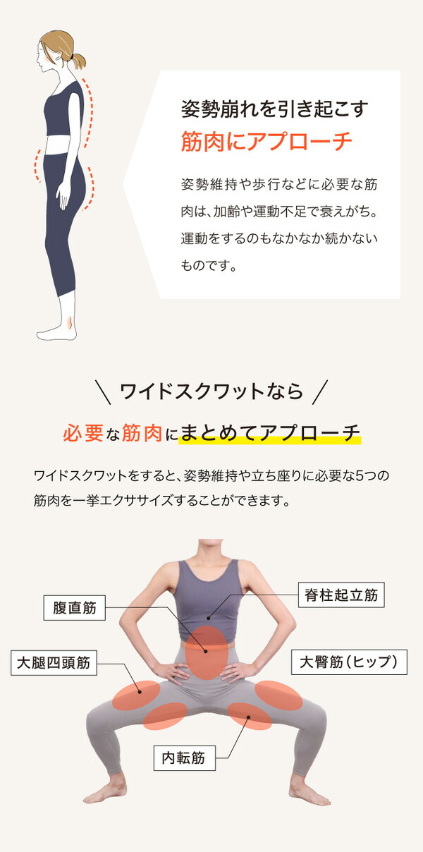 ドリーム  プロイデア  ワイドスクワットホッパー  エクササイズ  運動クッション  お尻  裏もも  内もも_4