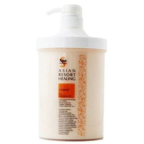 Spa treatment スパトリートメント クリームバス(スキャルプクリーム)業務用 キャロット 1kg ヘアトリートメント ヘアエステ 日本製