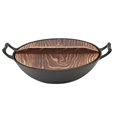 池永鉄工 新中華鍋 木蓋付 33cm 114370