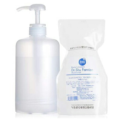 Dr.ShuFarvian　シュウファビアン　モイスチャーゲル　500g　詰め替えパウチ+専用ポンプセット　高保湿　スキンケアの通販は 6,952円