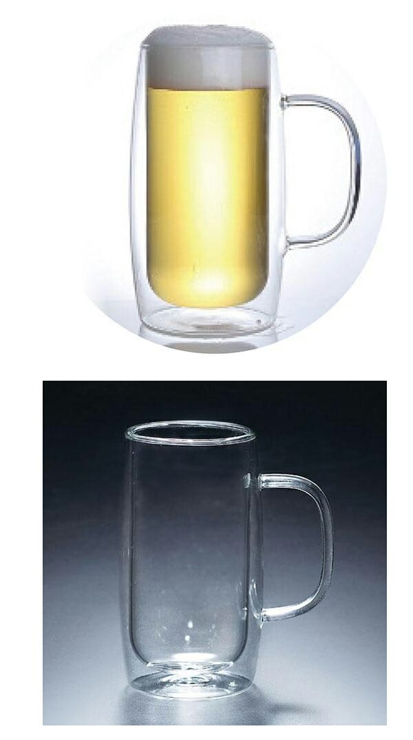 ククナ　ダブルウォールビールジョッキ　KKN-DW450JK　贈答　引き出物　お歳暮の通販は