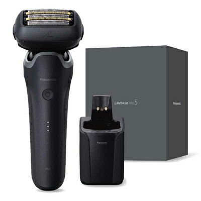 パナソニック　ラムダッシュPRO　5枚刃　ES-L571D-K　マットブラック　電動髭剃り　シェーバー　深剃り