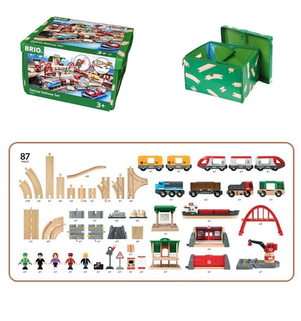 (未使用・未開封品)BRIO (ブリオ)レール&ロードデラックスセット33052 楽天市場】【ラッピング無料】BRIO レール＆ロードデラックスセット