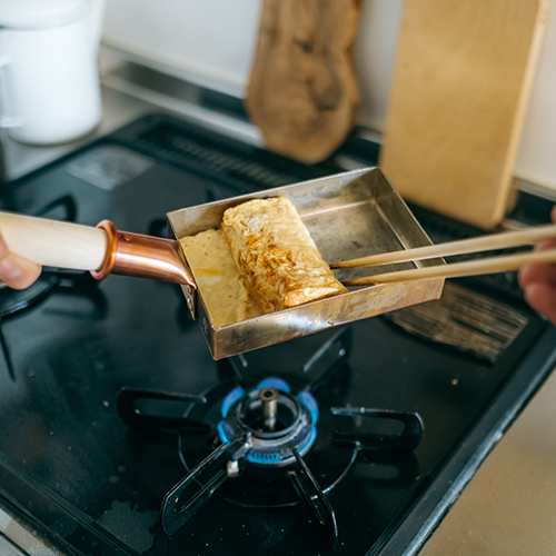 銅 鍋 【中村銅器製作所】銅玉子焼鍋 15cm 角玉子焼き器（たまご