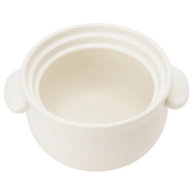 たいせい窯 萬古焼 土鍋 ごはん鍋 5合炊き 白 / 日本製 直火用 電子レンジ対応 食洗機対応 オーブン対応 / 炊飯土鍋 炊飯器 調理器 萬古焼 土鍋 | ごはん鍋 2合 | 白 | たいせい窯