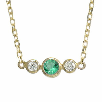 ブレスレット エメラルド ブレスレット 10金 誕生石 トリロジーブレス レディース【送料無料】の通販はブレスレット