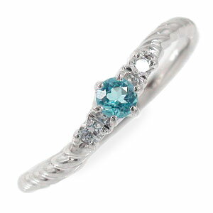 リング ブルートパーズリング 誕生石 10金 指輪 ピンキー 流れ星 スパイラルリング レディース【送料無料】の通販は