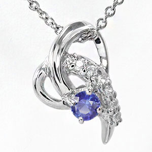 ネックレス サファイア 絆 流れ星 ネックレス ハート 18金 ペンダント 誕生石 レディース【送料無料】の通販は