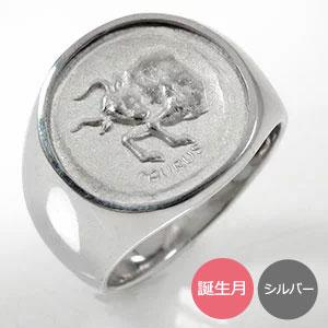 リング 星座リング ユニセックス シルバー925 指輪 ピンキー 印台リング メンズ【送料無料】の通販は