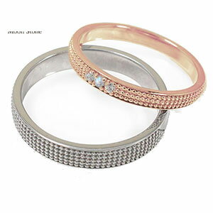 18金 ブルームーンストーン マリッジリング 誕生石 ミルグレイン 2本セット 結婚指輪 ペアリング 指輪レディース メンズ セット価格の通販は 190,600円