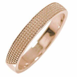 リング 18金 ミルグレイン 結婚指輪 マリッジリング 指輪地金 メンズ 送料無料