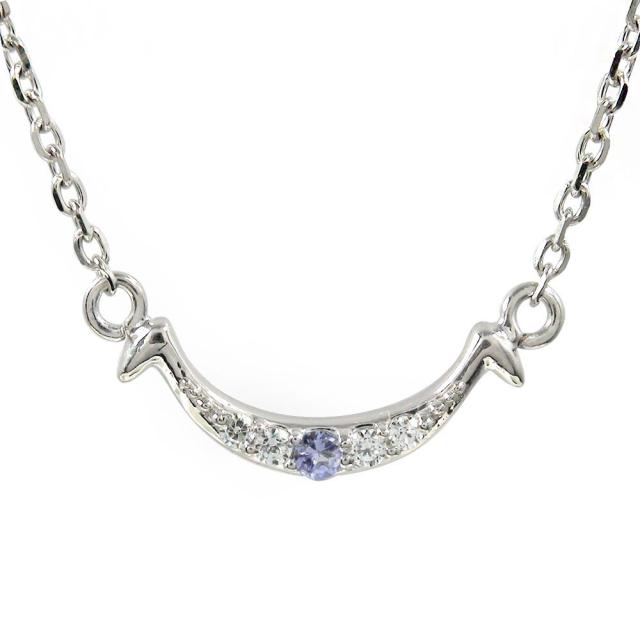 ブレスレット タンザナイト ブレスレット 誕生石 スマイル 笑顔 カラーストーン プラチナ レディース【送料無料】の通販は