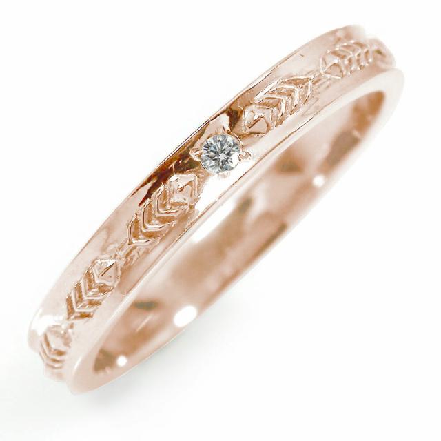 指輪 ピンキーリング 18金 ダイヤモンド インディアンジュエリー ネイティブアメリカン 指輪 誕生石 レディース【送料無料】の通販は