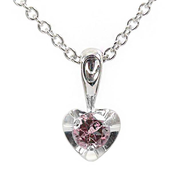 ネックレス ピンクトルマリン ネックレス 18金 ハート ペンダント 誕生石 レディース【送料無料】の通販は