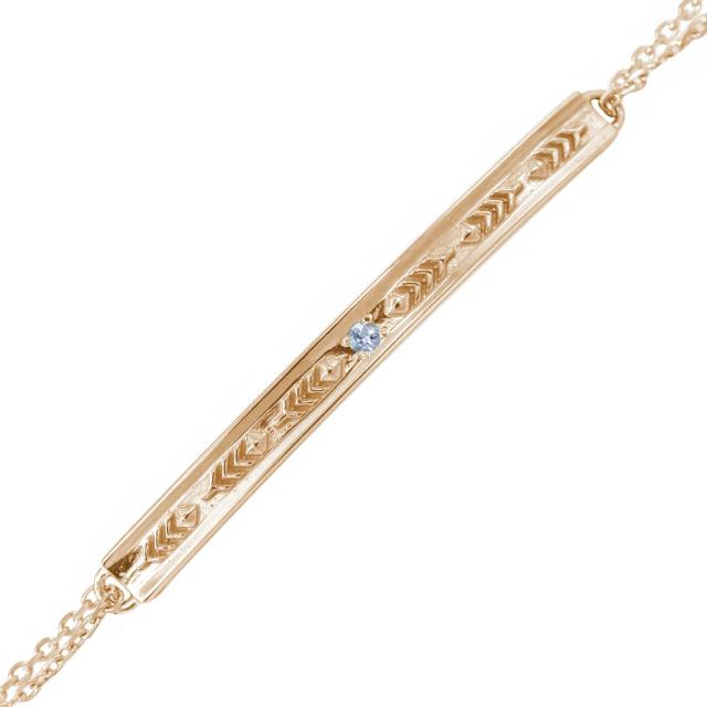 ブレスレット 誕生石 10金 ブレスレット タンザナイト フェザー インディアンジュエリー 羽根 カラーストーン レディース【送料無料】の通販は