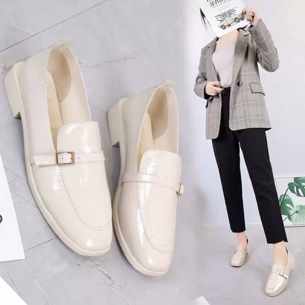 オックスフォードシューズ ヒール おじ靴 レディース ラウンドトゥ レースアップ 美脚 エナメル ローカット ぺたんこ X6の通販はau Pay マーケット Enjoylife Store