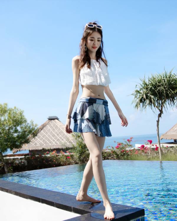 水着 タンキニ 3点セット レディ ス ビキニ 体型カバー 大きいサイズあり ママ水着温泉 スイミング プールyz019の通販はau Pay マーケット Enjoylife Store