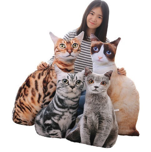 4匹セット リアルな猫のクッション かわいい ねこ型クッション 抱き枕 ぬいぐるみ 猫 キャット インテリア雑貨 大きい プレゼントの通販はau Pay マーケット プレイワン Au Pay マーケット店