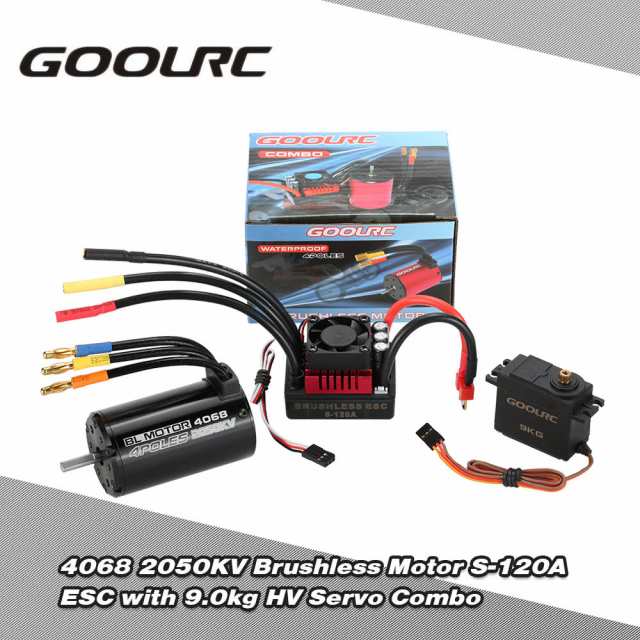 2022年新作入荷 2050KVブラシレスモーターS-120A 4068 9.0キロHVサーボとGoolRC 【送料無料/税込】 ESC  RC車のブラシレスコンボセットのアップグレード 1/8 ラジコンパーツ、アクセサリー