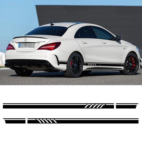 メルセデスベンツ ステッカー サイド ストライプ スカート デカール W117 C117 X117 Cla Amg H00100の通販はau Pay マーケット 福壱堂