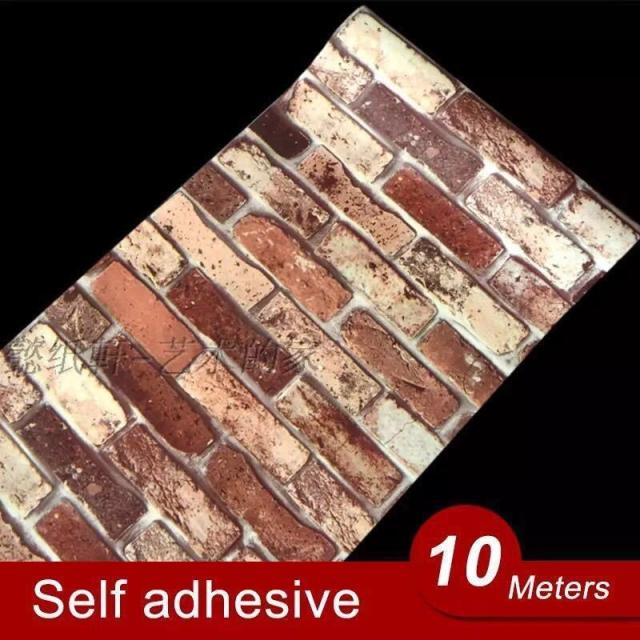 送料無料 壁紙 ウォール ステッカー シール 防水 石壁 キッチン 浴室 対応 45cm 10m カラー5 領収発行可 の通販はau Pay マーケット 福壱堂