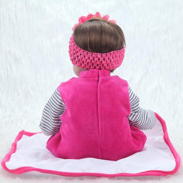 人気商品 18インチ42センチメートルシリコーン 赤ちゃん人形 リボーンベビードールかわいい子供たちのおもちゃ女の子 Bonecaの通販はau Pay マーケット プレイワン Au Pay マーケット店