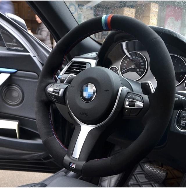Bmw 汎用 社外品 スエード ステアリング ホイール カバー Bmw F33 428i 15 F30 3d 328i 330i 16 M3 M4 14 16 A 384の通販はau Pay マーケット プレイワン Au Pay マーケット店