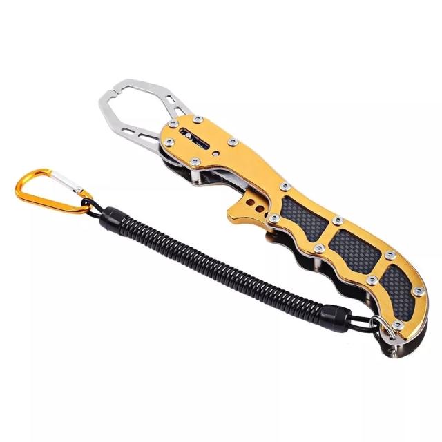 アルミ合金 釣りグリップ ポータブル 魚リップ フィッシュグリップ 釣りタックル グリッパー釣りツール イエロー 領収発行可の通販はau Pay マーケット プレイワン Au Pay マーケット店