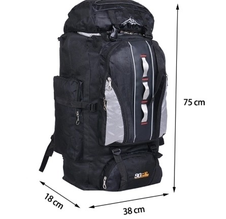 NORDKAMM] バックパック 50L + 10L 大容量 軽量1.7kg 防水 レイン