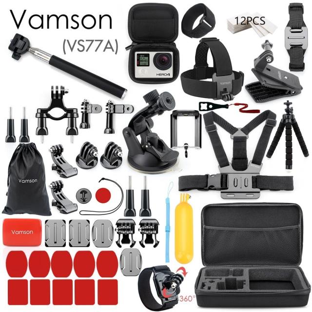 Vamson Gopro アクセサリー Set Go Pro Hero 7 6 5 4 3 Kit 3 Way Selfie Stick Eken モデル Vs77a Vs77b 領収発行可 の通販はau Pay マーケット プレイワン Au Pay マーケット店